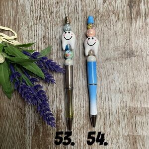 Handcrafted Pens Beaded Unique Artisan Gifts Office Accessories